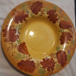 18.5 inch large Gates Ware Fall dish ...